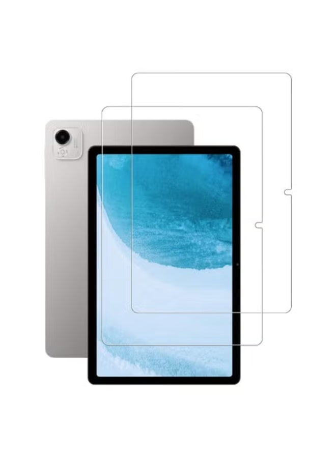 حماية شاشة 2 عبوة لجهاز Honor Pad X9a، زجاج مقسى عالي الدقة متوافق مع جهاز Honor Pad X9a - شفاف